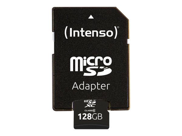 Intenso 3413491 - 128 GB - MicroSDXC - Classe 10 - 25 MB/s - Resistente agli urti - A prova di tempe