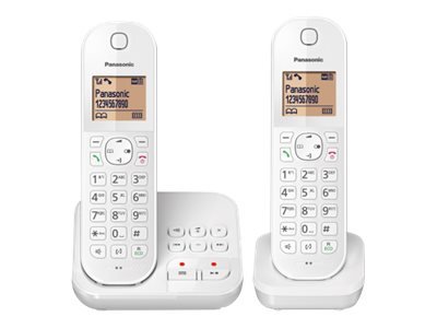 Panasonic KX-TGC422 - Telefono DECT - Cornetta wireless - Telefono con vivavoce - 120 voci - Identif