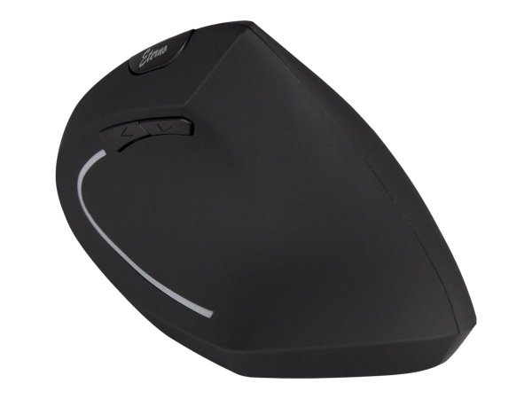 Inter-Tech KM-206R - Ambidestro - Design verticale - Ottico - RF Wireless - 1600 DPI - Nero