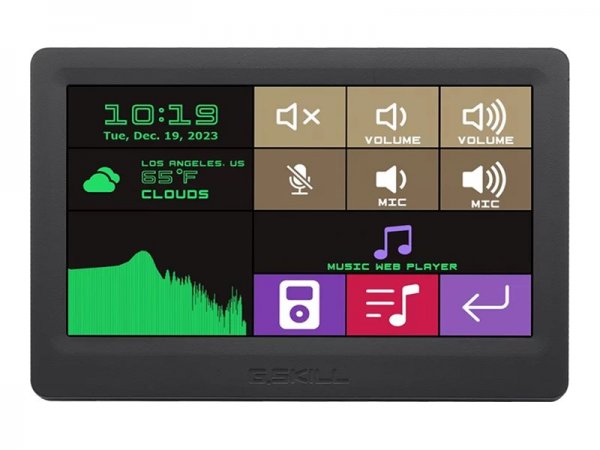 G.Skill WiGiDash PC Command Panel GD-A7PCCSK-WGD 7" touch
