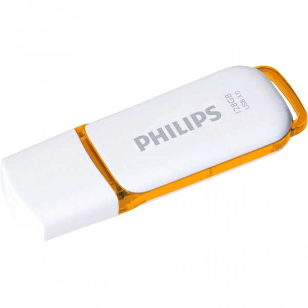 Philips FM12FD75B/00 - 128 GB - USB tipo A - 3.2 Gen 1 (3.1 Gen 1) - Cuffia - 8 g - Arancione - Bian