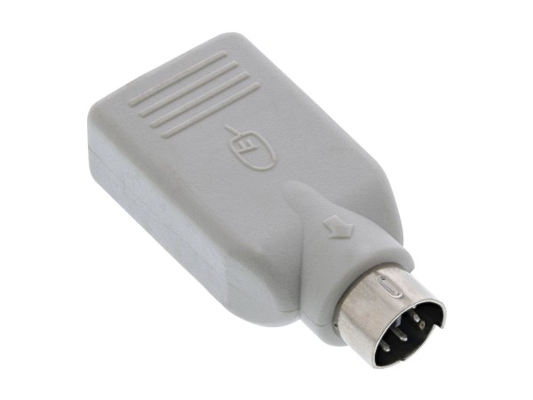 InLine Adattatore USB A femmina / PS/2 Mini Din 6pin maschio