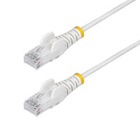 StarTech.com White Slim Cat6 Ethernet Cable - Cavo - Rete