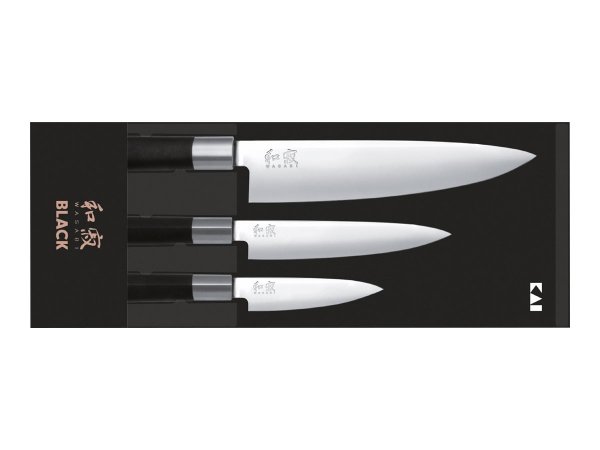 kai Europe kai 67S-300 - Set di coltelli - Acciaio - Plastica - Argento - Nero - 20 cm