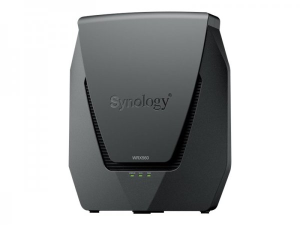 Synology WRX560 - Wi-Fi 6 (802.11ax) - Dual-band (2.4 GHz/5 GHz) - Collegamento ethernet LAN - Nero