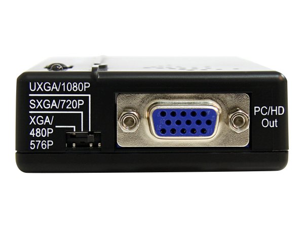 StarTech.com Convertitore di immagini video composito e S-Video a VGA - Convertitore video attivo -