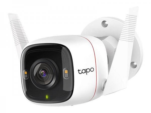 TP-LINK Tapo C320WS - Telecamera di sicurezza IP - Interno e esterno - Wireless - Parete - Bianco -