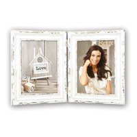 Zep Saint Michel - Set di cornici per foto - Legno - Bianco - Tavolo - Parete - 13 x 18 cm - Rettang