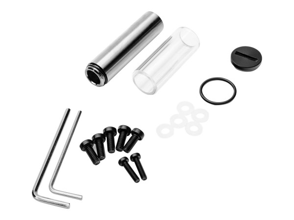 EK Water Blocks TBE 200 D5 PWM D-RGB - Acetal - Pompa e serbatoio - Acciaio - Nero - 78 mm - 91,1 mm