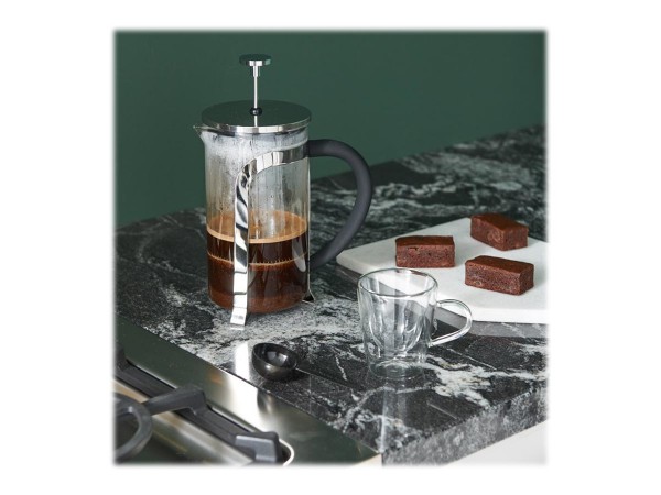 Zilverstad Leopold Vienna LV01533 - Press french singola - 1 L - Vetro - Nero - Acciaio inossidabile