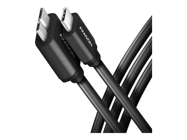 AXAGON BUMM3-CM10AB - 1 m - Micro-USB B - USB C - USB 3.2 Gen 1 (3.1 Gen 1) - 5 Gbit/s - Nero