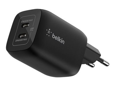 Belkin Gaming USB-C Ladegerät 65 Watt GaN schwarz ENA007kqBK