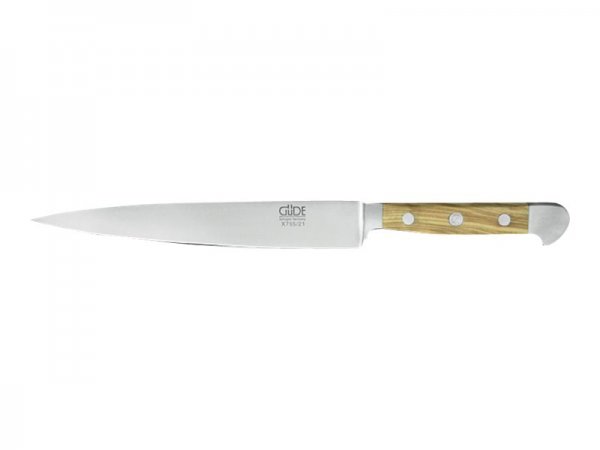 GÜDE Alpha Schinkenmesser 21 cm Olive