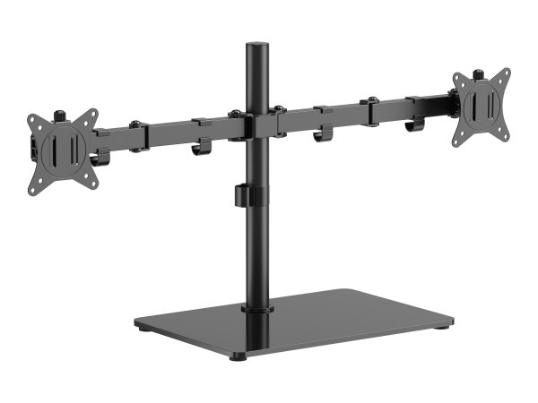 Gembird MS-D2ST-01 Dual monitor desk stand rotate tilt swivel 17-32 up to 9 kg
