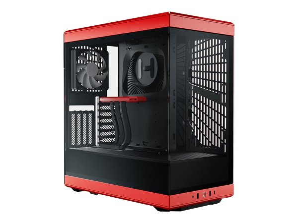 HYTE Y40 - Midi Tower - PC - Nero - Rosso - ATX - ITX - micro ATX - 18,3 cm - 42,2 cm