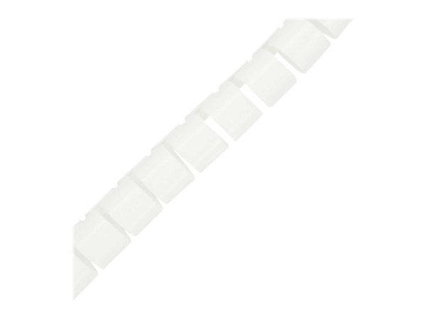 InLine Canalina flessibile per cavi - biano - 10m - 15mm