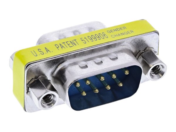 InLine Adattatore Sub-D 9pin maschio / maschio - Mini-Gender-Changer