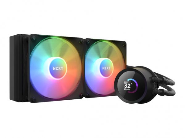 NZXT Kraken 240 RGB - Raffreddatore di liquidi tutto in uno - 12 cm - Nero