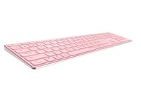 Rapoo E9800M - Wireless - RF senza fili + Bluetooth - QWERTZ - Rosa