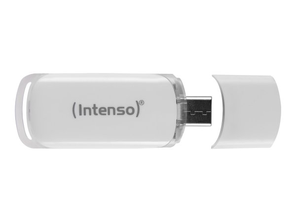 Intenso Flash Line - 32 GB - USB tipo-C - 3.2 Gen 1 (3.1 Gen 1) - 70 MB/s - Cuffia - Bianco
