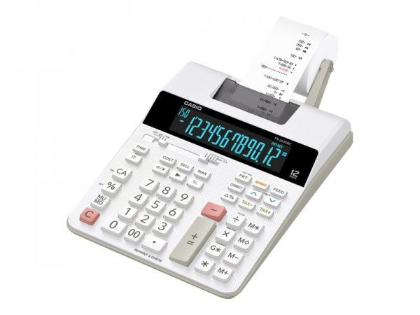 Casio FR-2650RC - Desktop - Calcolatrice con stampa - 12 cifre - Bianco