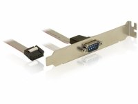 Delock 82768 - Grigio - 0,4 m - DB9 M
