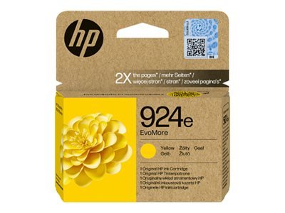 HP 924e EvoMore Yellow Original Ink Cart - Originale - Cartuccia di inchiostro