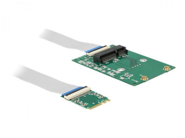 Delock Konverter m.2 Key A+E Stecker> Mini PCIe Slot - Cavo - Digitale/dati
