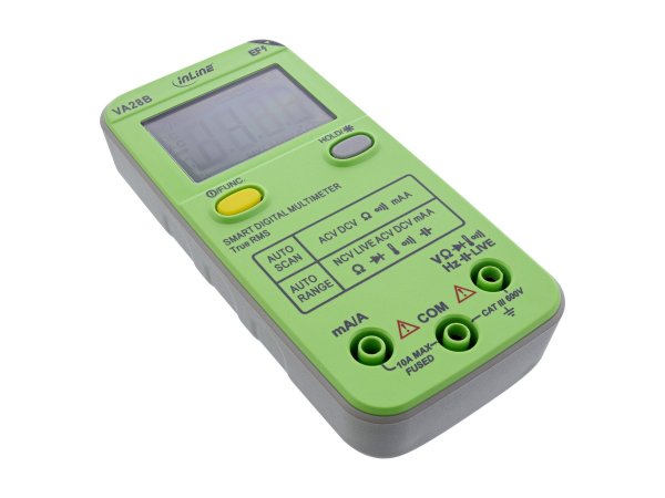 InLine Multimetro con Auto-Range e Autoscan - tascabile