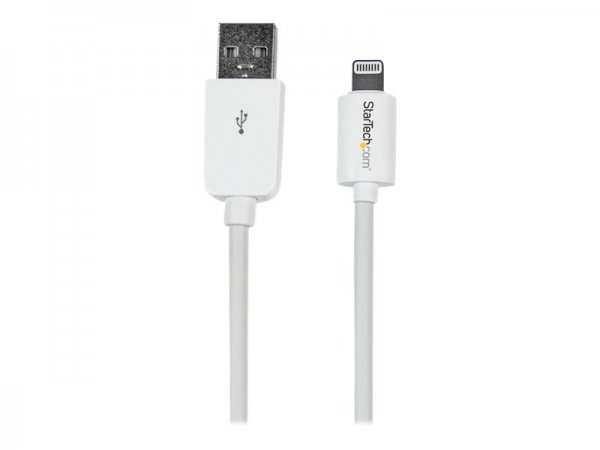 StarTech.com 3m White Apple 8-pin Lightning to USB Cable for iPhone iPad - Cavo - Digitale / dati 3