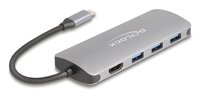 Delock USB Hub und 4K HDMI Ausgang mit Type-C Anschluss - Corsa - 10 Gbps