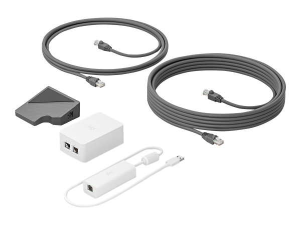 Logitech Cat5e Kit - Cat5e - Bianco - 40 m - 100 - 240 V - 83 mm - 85 mm