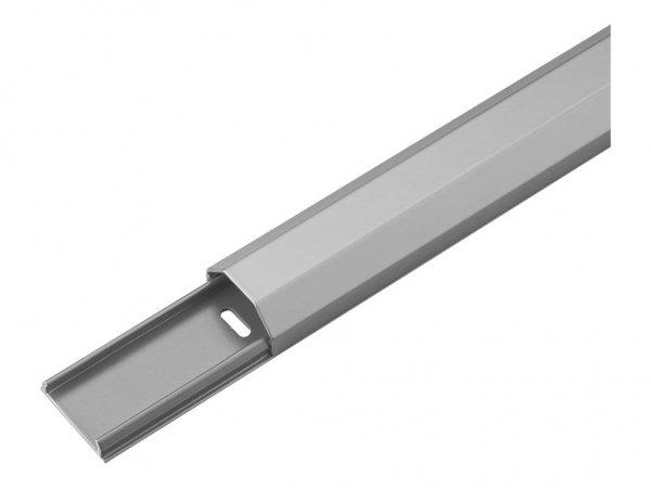 Goobay Halbrunder Aluminium-Kabelkanal