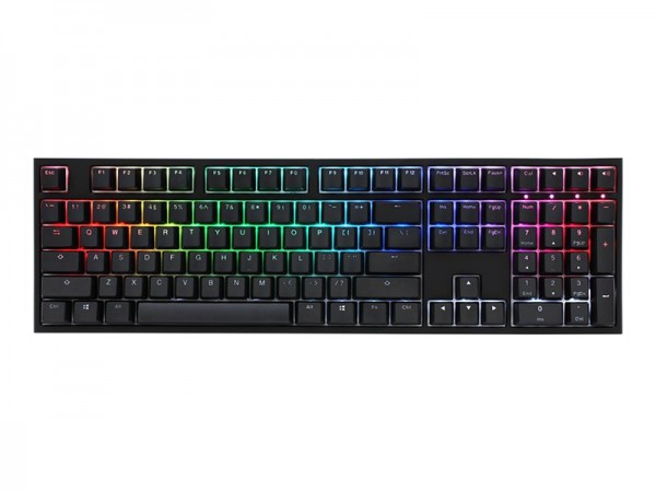 Ducky One 2 Backlit PBT Gaming Tastatur MX-Black RGB LED - schwarz US - Tastiera - QWERTY