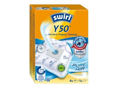 Swirl Y50 - Sacchetto per la polvere - Bianco - Dirt Devil - Progress - Samsung - 4 pz