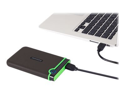 Transcend StoreJet 25M3 - 2 TB - 2.5" - 3.2 Gen 1 (3.1 Gen 1) - 5400 Giri/min - Grigio