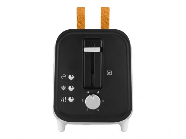 UNOLD 38410 - 2 fetta/e - Nero - Bianco - Plastica - Pulsanti - Livello - Manopola - Bianco - 700 W