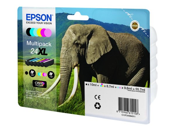 Epson 24XL Multipack - Pack - - XL - Originale - Cartuccia di inchiostro