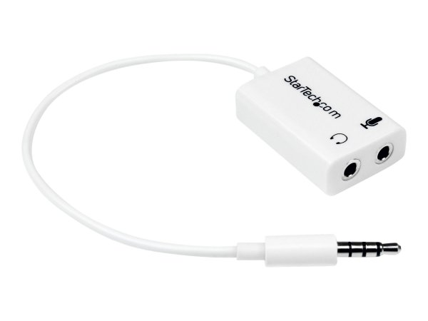 StarTech.com Headset Splitter to 2x 3 Position - Adattatore - Audio/multimedia