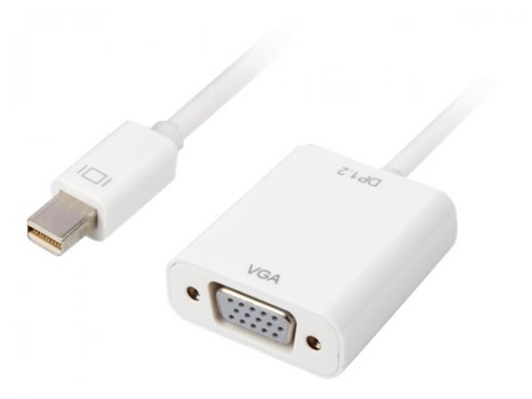 Sharkoon 0.15m - Mini DisplayPort/VGA - 0,15 m - Mini DisplayPort - VGA (D-Sub) - Maschio - Femmina