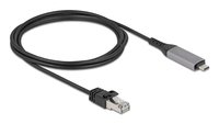Delock USB LAN Kabel Type-C zu RJ45 Gigabit Ethernet - Cavo - Digitale/dati