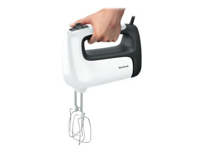 TEFAL Prep'Mix+ HT4611 - Sbattitore manuale - Bianco - Pulsanti - Nero - Metallo - 500 W