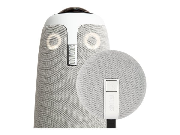 Owl Labs Expansion Mic - Microfono da conferenza - 72 dB - Cardiode - Cablato - Micro HDMI - Grigio