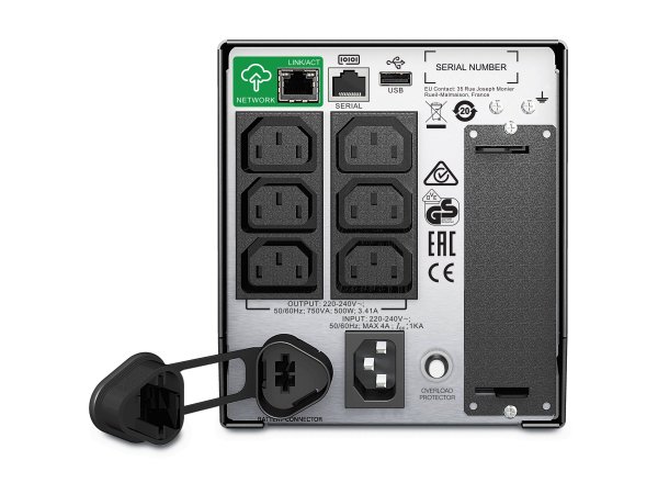 APC SMT750IC - A linea interattiva - 0,75 kVA - 500 W - Sinusoidale - 151 V - 302 V