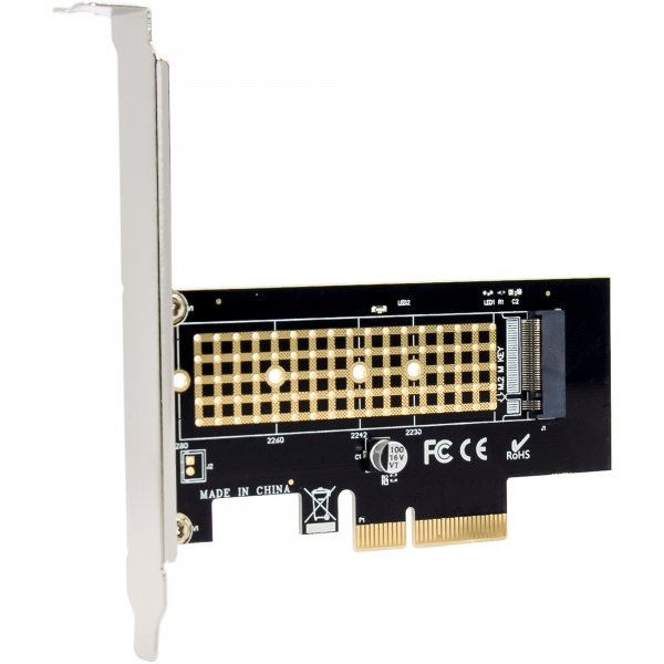InLine Scheda PCI Express a 1x NVMe M.2 Key M interna - PCIe x4