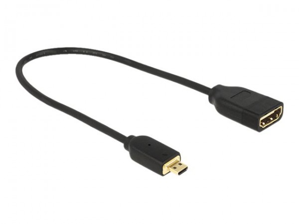 Delock HDMI Kabel Ethernet A ->micro D Bu/St - Cavo - Digitale/display/video