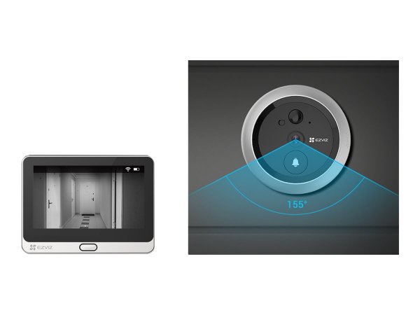 Hikvision EZVIZ DP2C - 10,9 cm (4.3") - 2 MP - 1920 x 1080 Pixel - CMOS - 25,4 / 3 mm (1 / 3") - 15