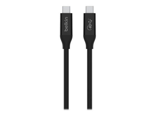 Belkin INZ001bt0.8MBK - 0,8 m - USB C - USB C - USB4 Gen 3x2 - 40 Gbit/s - Nero