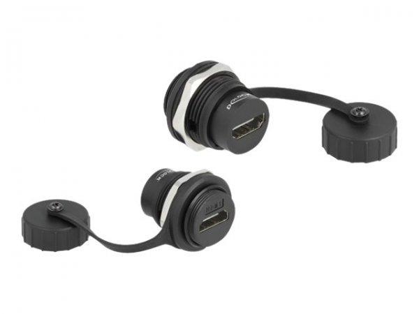 Delock HDMI-A Einbaubuchse mit Verschlusskappe IP67 staub- u - Cavo