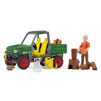 Schleich Farm World Waldbauer mit Fahrzeug